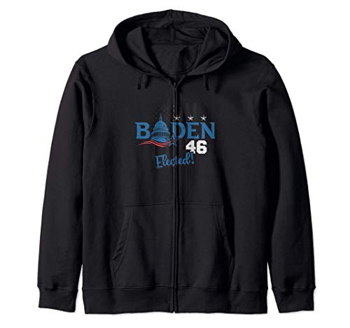 Biden 46 Elected - Joe Biden 46th President 2020 Zip Hoodie