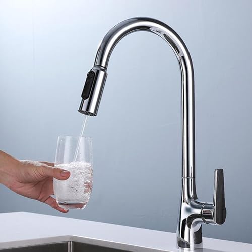 Robinet de cuisine à 3 voies ZH1YFD mitigeur en laiton pivotant