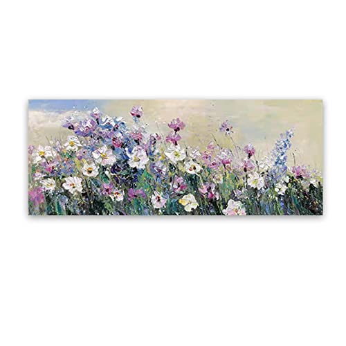Peinture à l'huile abstraite de luxe faite main toile XL 120x240cm