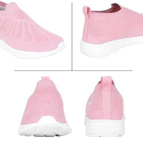 Image of TRASE Sports Slip-On Shoes for Kids | Knitted Upper Lightweight Footwear for Boys & Girls | Comfortable EVA Sole and Breathable Shoes for Walking & Play