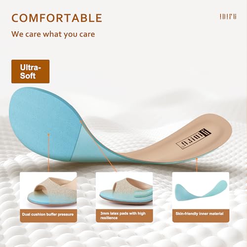 IDIFU Women's Candie-MI Peep Toe Low Block Heels Sandals Ankle Strap Comfy Chunky Wedding Dress Shoes3