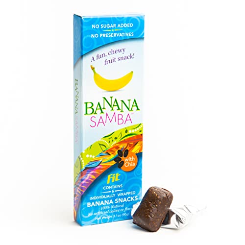 Banana Samba, Snacks Fruit Banana Fit, 3.1 Ounce