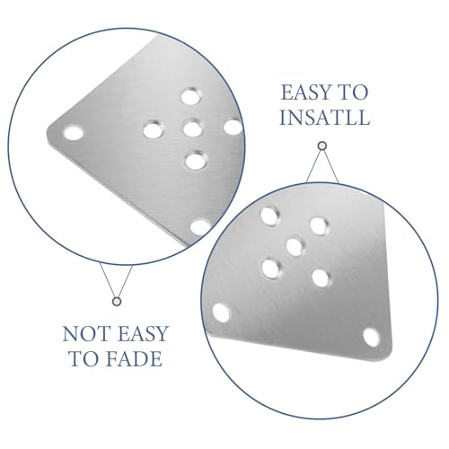 Pieds de canapé stables grâce aux plaques de fixation de rechange 7cm - 4