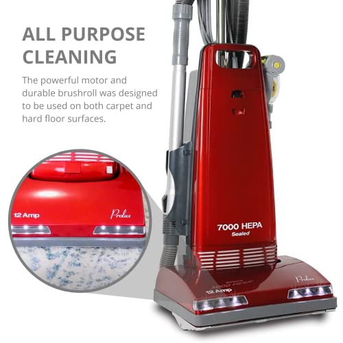 Prolux Led Upright Sealed H-Grade Hepa Allergen Pet Vacuum #TOP5
