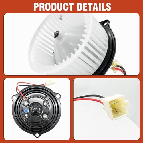 Image of AC Heater Blower Motor with Fan 700010 Fit for Dodge Ram 2500 1994-2002, Ram 1500 1994-2001, Ram 3500 1994-2002, for Jeep Grand Cherokee 1993-1998