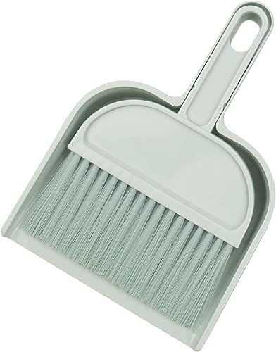 DMJJSD Mini Besen Tischfeger Schaufel Und Besen Set Kehrschaufel Und Besen Set Tischbesen Besen und Kehrschaufel Set Mini Kehrblech und Handfeger Besen für Haus, Büro, Schule und Haustier Reinigung