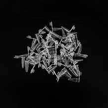 AUEAR, 1000 Pack 0.2ml Micro Centrifuge Tube with Lids Plastic Sample Small Bottle Container Test Vials Clear