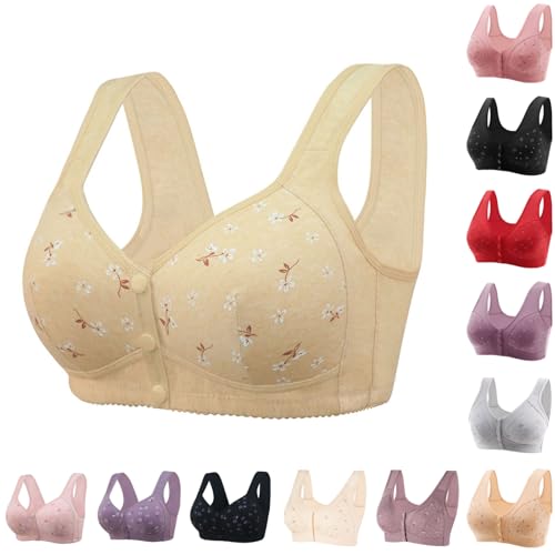 LIKEOULI Front Closure Bras for Women Minimizer Travel Essentials Summer Outfits Woman Women's Clothing