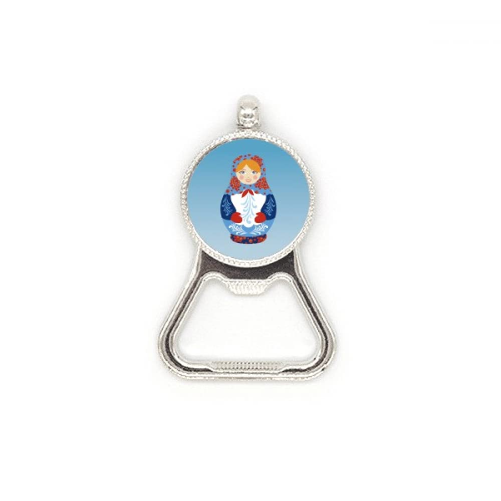 Décapsuleur en acier inoxydable motif poupées russes idée cadeau originale