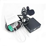  AUX In Mini ISO 6 Pin Car Bluetooth Módulo Adaptador de música de Audio inalámbrico con micrófono Manos Libres para Renault Radio Updatelist