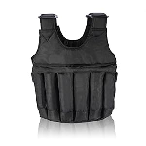 VGEBY1 Weight Vest, 50KG Adjustable Oxford Fabric Training Weight Vest for Fitness Training, Workouts, Strength Training Strength Training