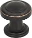 Atlas Homewares 313-VB 1 1/8 - Inch Bronte Round Knob from the Bronte Collection, Venetian Bronze