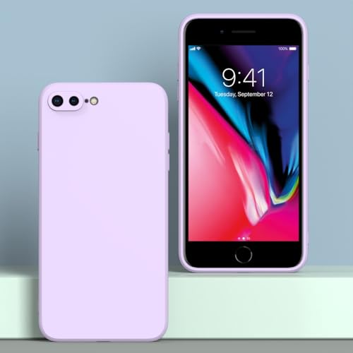 Image of for iPhone 8 Plus Case Purple, Scratch Resistant with Soft Touch, Slim Thin Phone Cover for iPhone 7 Plus 5.5 inch