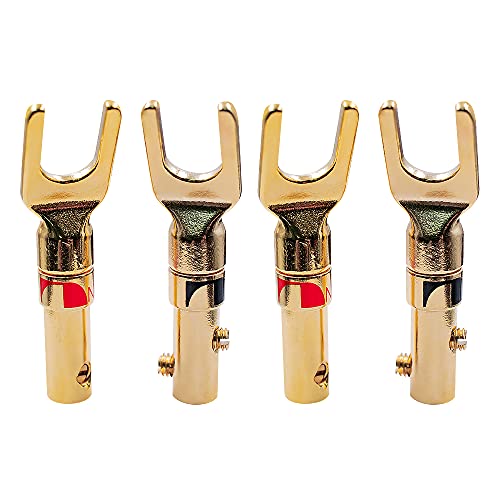 Y-Shaped Speaker Spade Plugs
