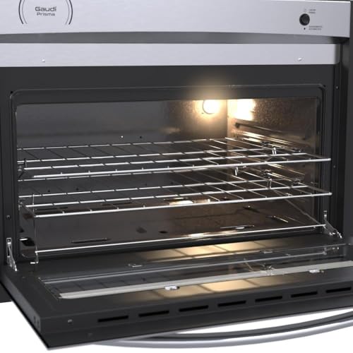 Fogao A Gas De Embutir Gaudi Prisma Vitreo El 5q Inox Gas Glp