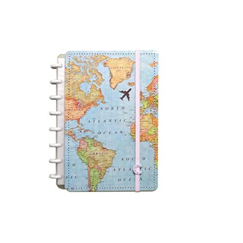 Caderno Inteligente A5 Mapa Mundi Cia52095 By Gocase