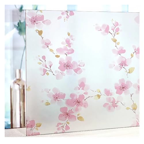 Película de privacidad for Ventana, Pegatinas Decorativas Vinilo Opaco Autoadhesivas Vidrio Esmerilado, Bloqueo Cubierta Control Calor for el hogar para Ventana(H,55x200 CM)