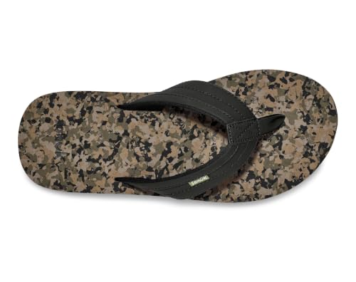Image of Sanuk Mens Ziggy ST | Flip Flops for Men | Mens Sandals | Beach Sandals | Water Friendly & Lightweight | Comfort Footbed