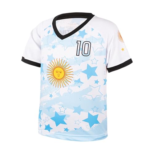 Image of Cnins Kids Soccer Jersey Kit for Boys & Girls- Breathable & Quick-Dry - Youth Soccer Football Training Gifts (2T-14Y)