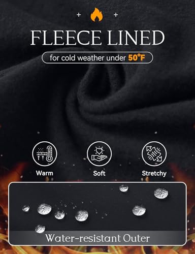 baleaf Women's Fleece Pullover Jacket Water Resistant Half Zip Thermal Golf Shirts Cold Weather Running Gear Winter4