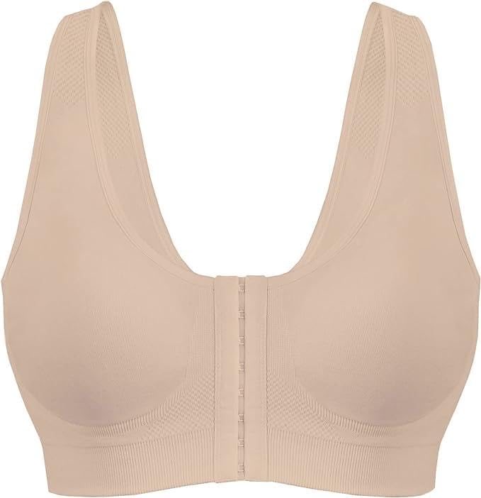 Image of Exquisite Form 5101000 Women's Fully Seamless Wireless Full Coverage Bra with Front Closure