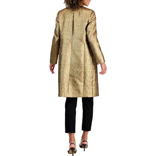 Kasper Women's Lame Notch Collar Topper2