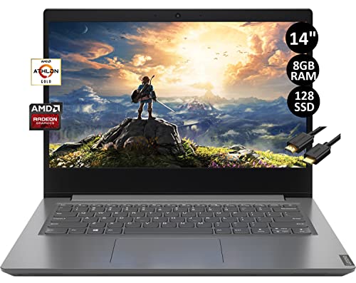 2022-Lenovo-V14-14-FHD-AMD-Dual-core-Athlon-Gold-3150U-8GB-DDR4-RAM-128GB-PCIe-SSD-Radeon-Graphics-Full-HD-1080p-Business-Laptop-Wi-Fi-Bluetooth-IST-HDMI-Cable-Windows-11-Pro
