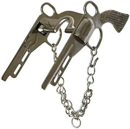 Showman Stainless Steel Pistol Style Bit w/ 9" Cheeks