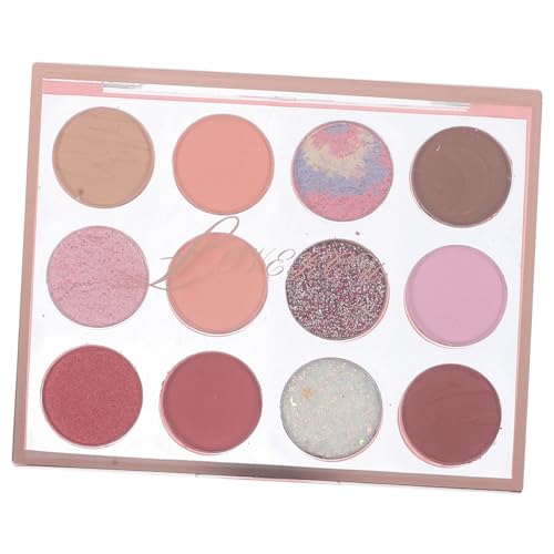 OSOLADY 12Grids Eyeshadow Palette Eye Shadow Plate for Night Club Party Makeup Versatile Colors for Every Look Lightweight Sturdy Design for Glamorous