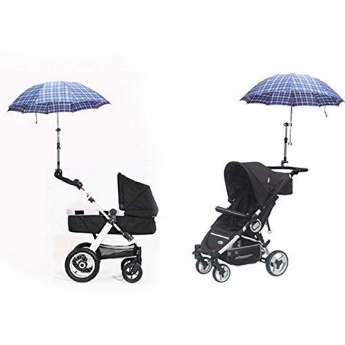 Tianhaik Stroller Umbrella Holder Angle Adjustable Bike Umbrella Mount Swivel Connector Handle Bar