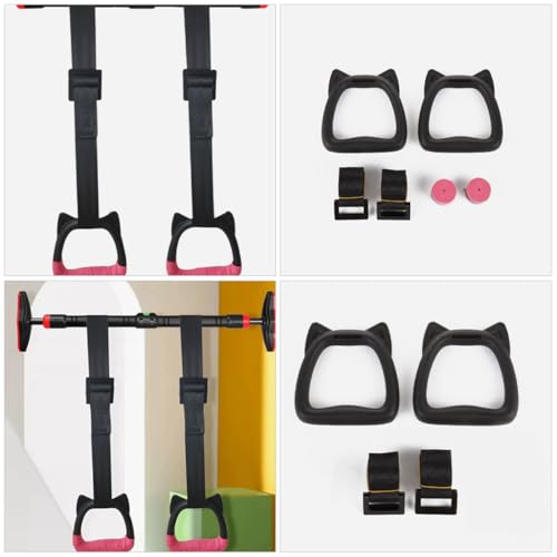 Set de anillas gimnasticas con correas ajustables 2m miniatura 6