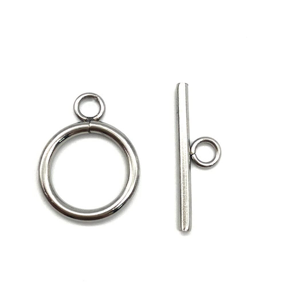 Lot De 6 Fermoirs Mousquetons En Argent Sterling 925 Avec Anneau