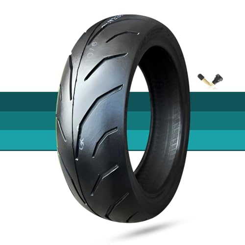 120/60-12 Reifen 4 PR 47J for Motorräder | 120 60 12 Schlauchlos-Typ for Vorder- und Hinterräder | Straßenreifen mit geringem Luftwiderstand, verschleißfest und rutschfest, maximale Tragkraft: 175 kg(