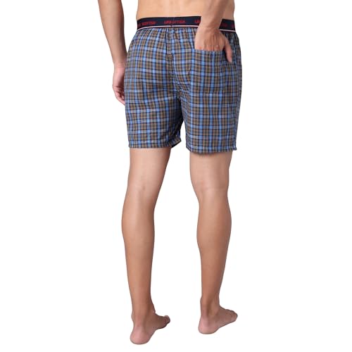 Image of Urban Scottish Men's Boxer | 100% Cotton | Regular Fit, Mid-Rise | Printed, Outer Elastic