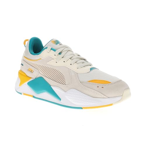 PUMA Womens Rs-X Reinvent Flagship Lace Up Sneakers Shoes Casual - Off White, Orange2