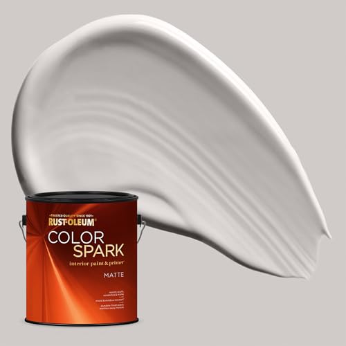 Image of Rust-Oleum Color Spark Interior Paint and Primer in One, Matte, Perfectly Imperfect, 1 Gallon