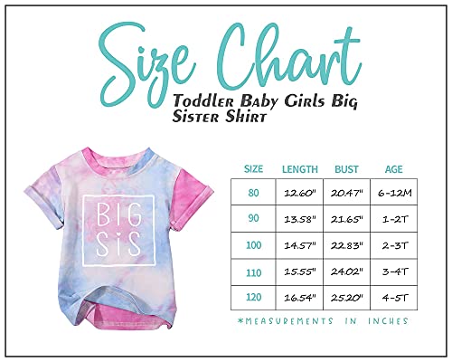 Mnlybaby Big Sister Shirt Toddler Baby Girl Promoted To Big Sister Announcement Tshirt Infant Short Sleeve Clothes #TOP5