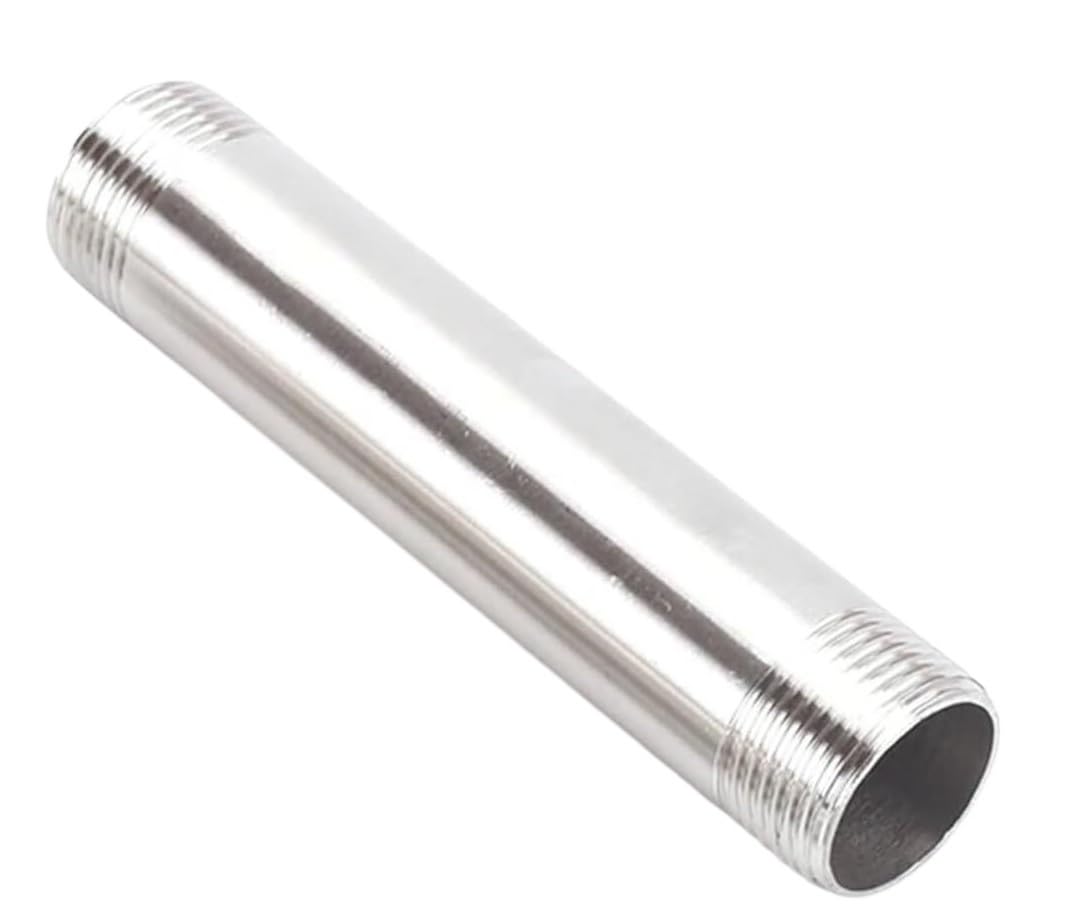 Raccordi per tubi, raccordi a gomito， 1 tubo di prolunga con filettatura maschio da 38-500 mm 1/2＂3/4＂1＂(1"*400 mm)