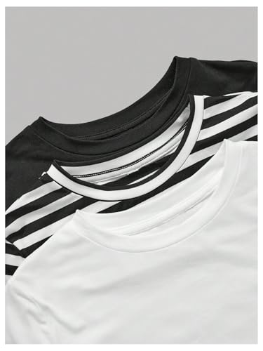 Girl's Long Sleeve Shirts Crew Nekc Slim Fitted Tight Fall Basic Tees Cute Crop Tops for Girls3