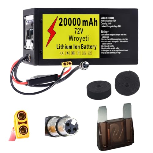 Wroyeti 72V 20Ah Metal Case Battery