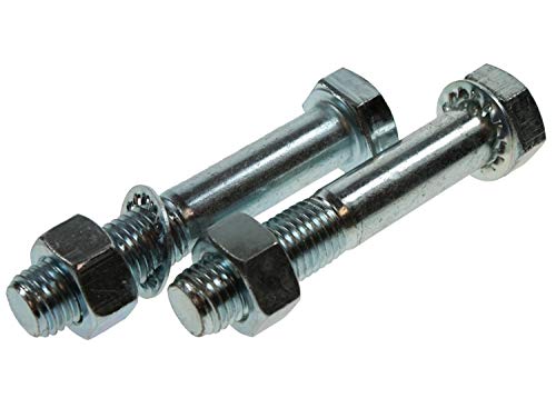 Image of BITS4REASONS MAYPOLE NEW MODEL X2 HIGH TENSILE STRENGTH M16 TOWBALL NUTS BOLTS X 90mm & SHAKEPROOF WASHERS - UK AND EU APPROVED MP250…