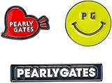Pally Gates 053-2184408 Earrings (Heart Parts Marker), Golf, 100_Heart x Niko-chan, 100_Heart x Niko-chan, Free Size