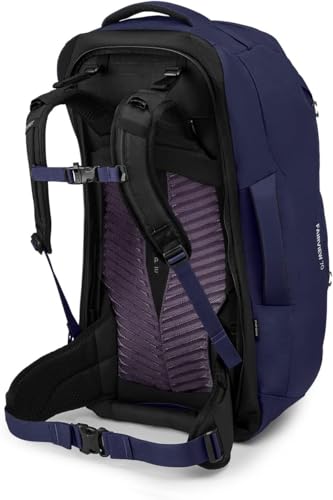 Osprey Plecak podróżny Fairview 70 l dla kobiet, wzór Winter Night Blue