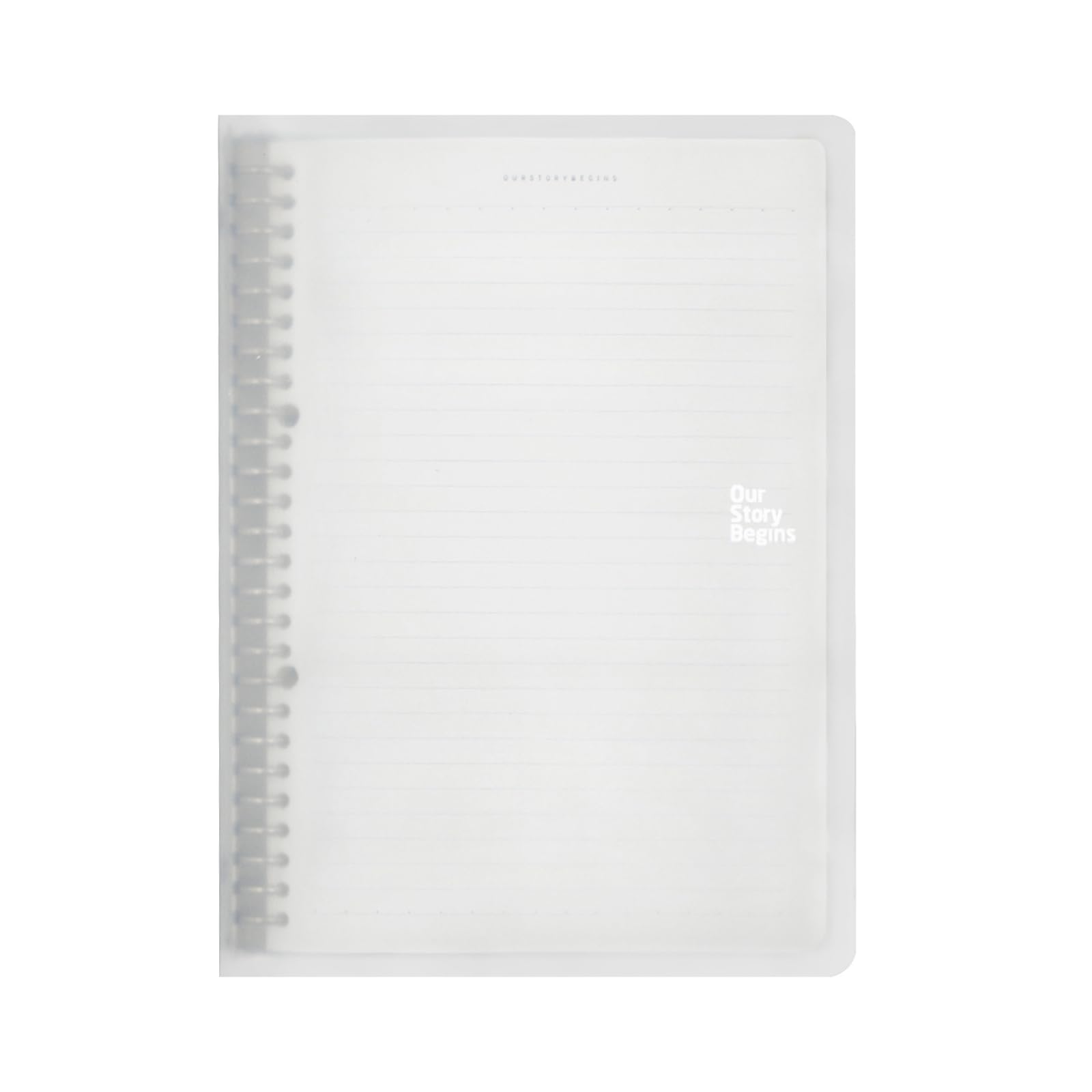 Classeur A5 à feuilles mobiles lot de 2 blocs-notes lignés à couverture neutre - 5