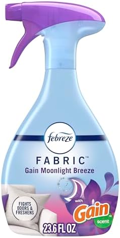 Febreze Odor-Fighting Fabric Refresher with Gain,Moonlight Breeze, 23.6 fl oz