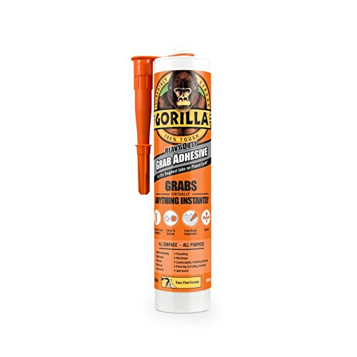 GORILLA GLUE 2044001 290 ml Grab Adhesive - White (2 Pack)