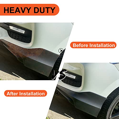 ECOTRIC Front Bumper Spoiler Lip Splitter Underbody Compatible with 2016-2017 Accord 4 Door Pair by ECOTRIC - Image 4