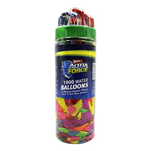 Wham-O Aqua Force Water Balloons, Multicoloured (1000 Piece)
