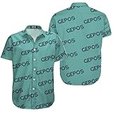 GEPOS Dog Lover Pint Casual Hawaiian Shirt for Unisex, Pet Owner Short Sleeve Button Shirt for Men Women, Bernese Mountain (Large)