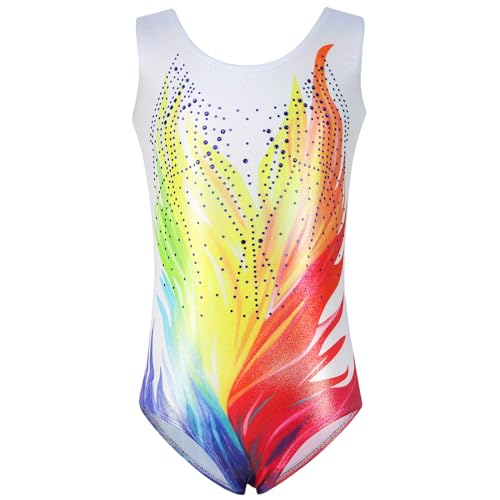Justaucorps de gymnastique scintillant pour cours de ballet enfant